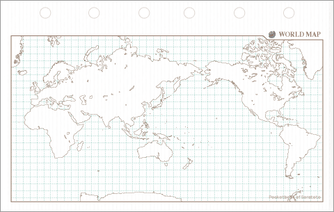 世界地図リフィル