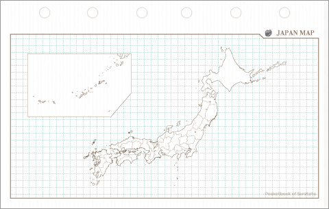 日本地図リフィル